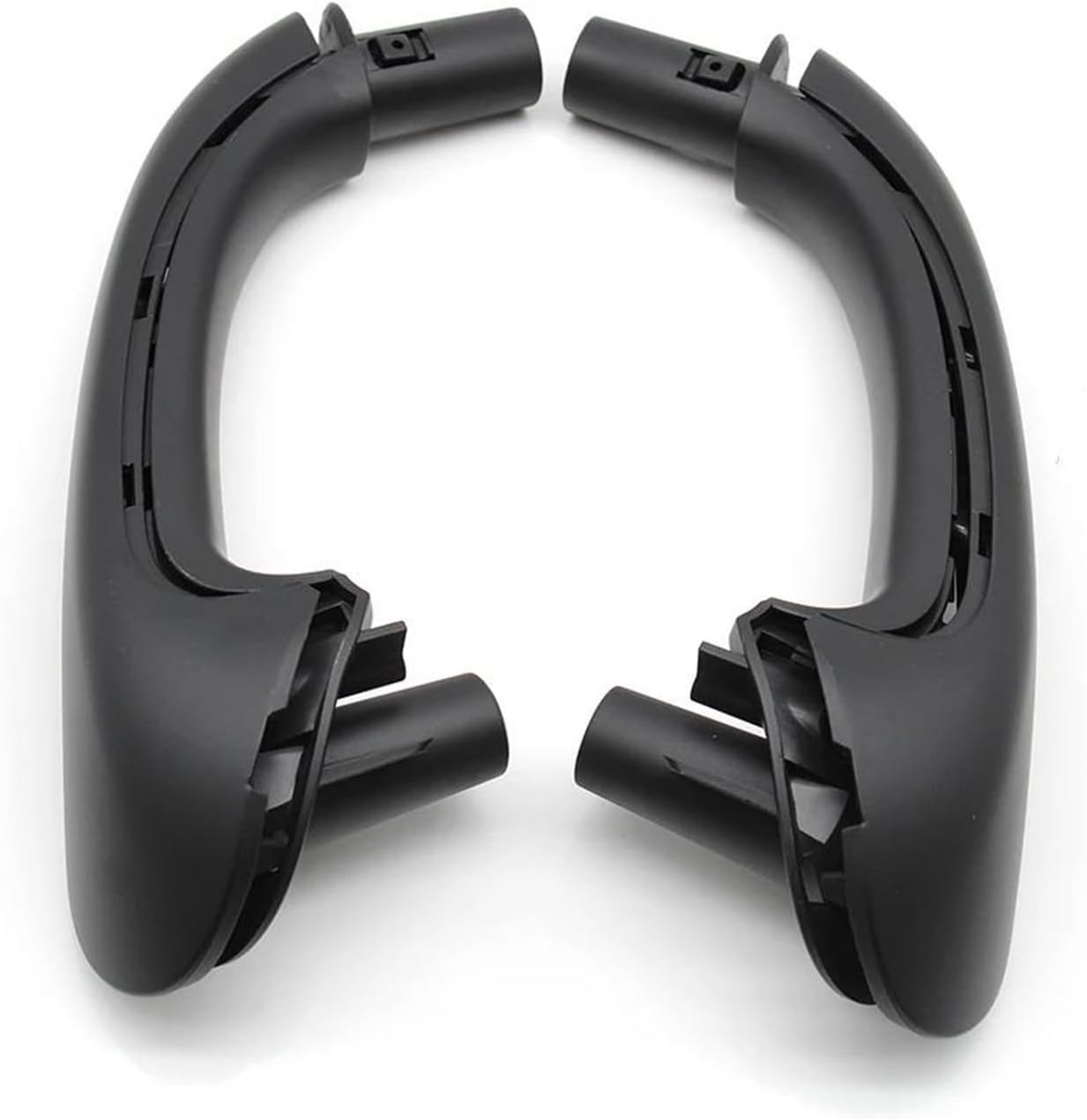 BAYDE 2PCS/4PCS Car Interior Front Left Right Door Pull Handle Set Replacement for Benz W203 C Class 2000-2007 Interior Door Handle Cap(Black 2pcs)