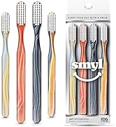 SMYL Toothbrush, Soft Toothbrushes for Adults with Nylon Bristles, Oral Care and Plaque Removal, ...