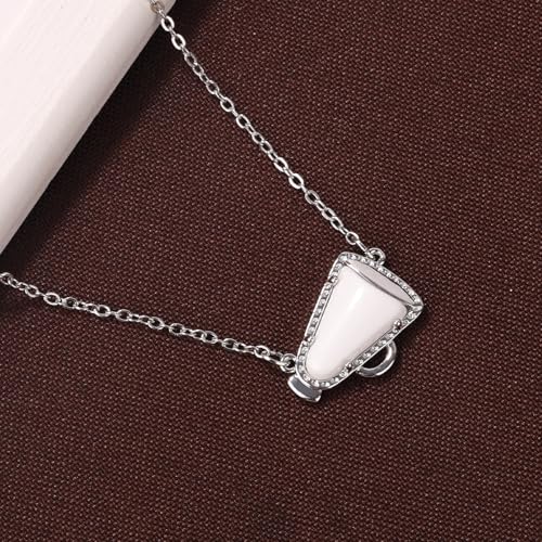 6pcs Cheer Necklace, Cheerleader Gifts Cheerleading Necklace for Women Cheer Leader Team Gifts Pendant Charm Jewelry Accessories Stuff for Women Mom Presents3