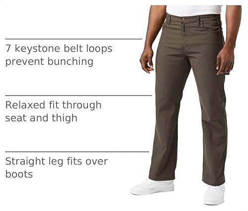 Dickies Men's Relaxed Fit Lightweight Duck Carpenter Jeans #TOP20