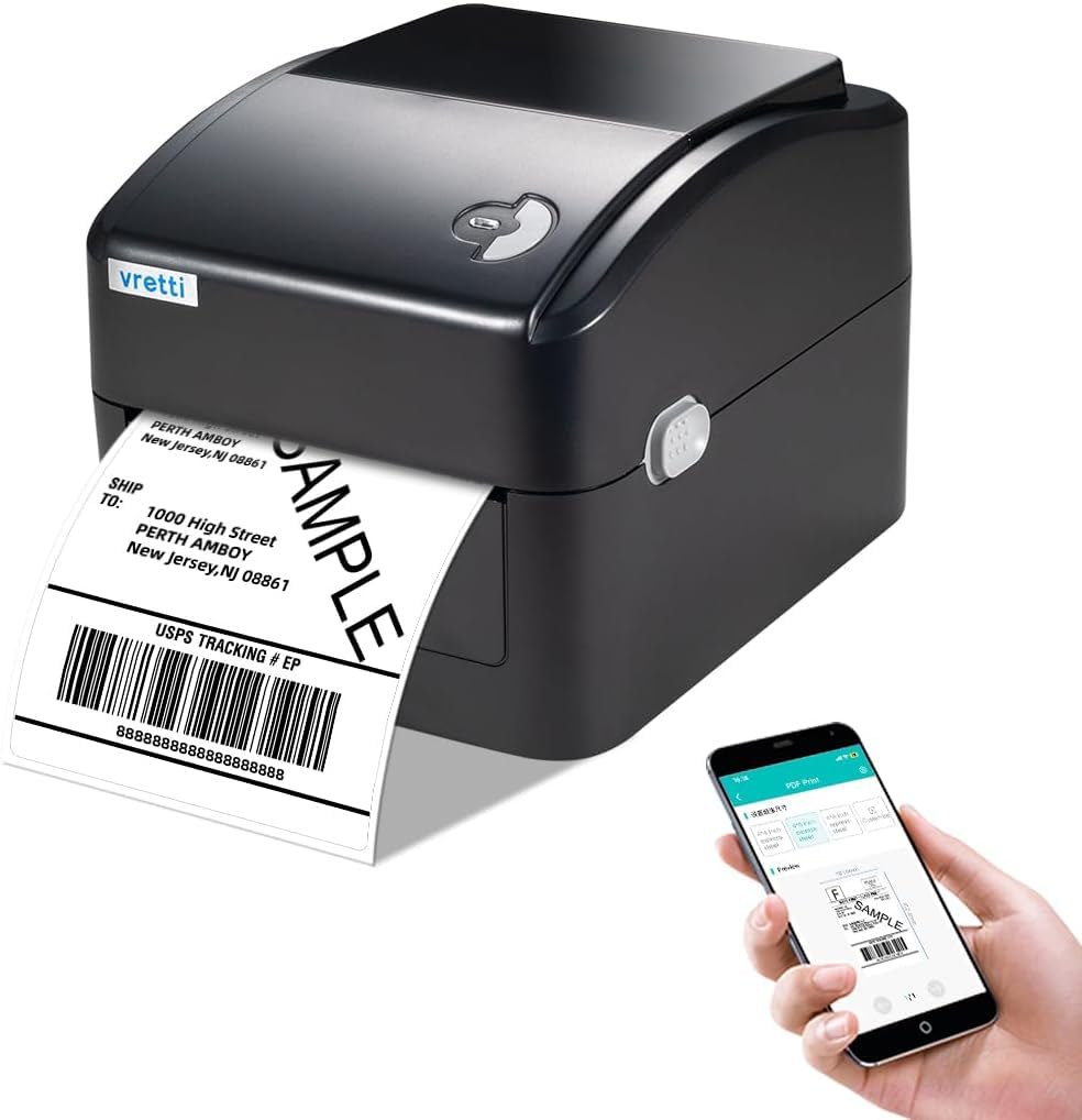 Heuchaey Portable Mini Imprimante Thermique Photo Instantané Avec 13 Rouleaux De Papier D'impression, Sans Fil Et Encre, Pour Photo, Reçu, Mémos