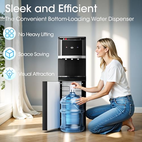 image for Manastin Bottom Loading Water Cooler Dispenser for 5 Gallon Bottles, S