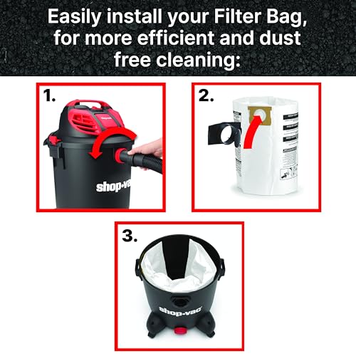 Opiniones de Filtro para Aspiradora Shop Vac los mejores 5. 25 Filtro para Aspiradora Shop Vac marca Shop-Vac (3)