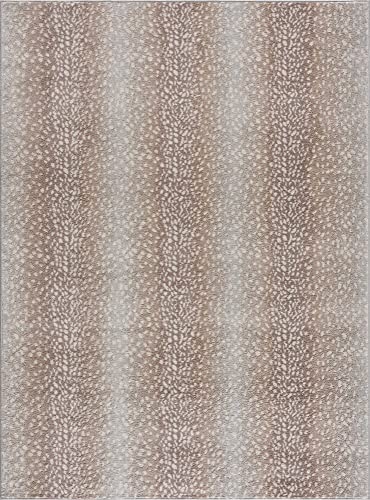 BoutiqueRugs Pointblank Animal Print Antelope Area Rug - Contemporary Leopard