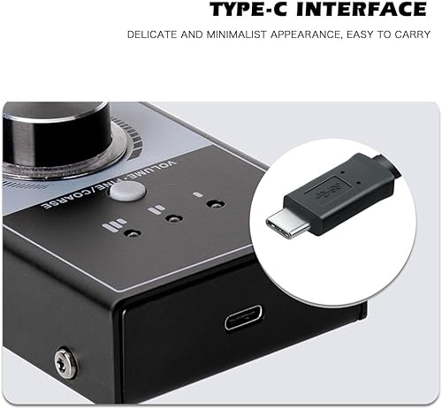 Miniatura 6 de Perilla de control de volumen con función de silencio de un solo clic y 3 modos de control de volumen para altavoz Win 7810Mac, ajuste de audio de