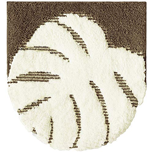 オカトー トイレ フタカバー U型 O型 洗浄暖房 兼用 ブラウン モンストルム