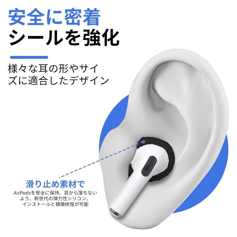 Air Pods Pro 3 ケース、外箱、イヤーピースのみ Amazon | 【2組入り】 For airpods pro 3 イヤーピース シリコーン製