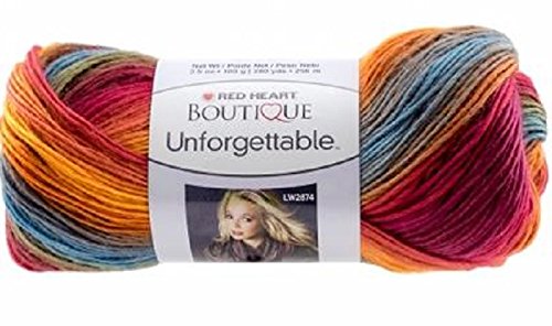 Faerynicethings Red Heart Boutique Unforgettable Yarn - Boutique Sunrise