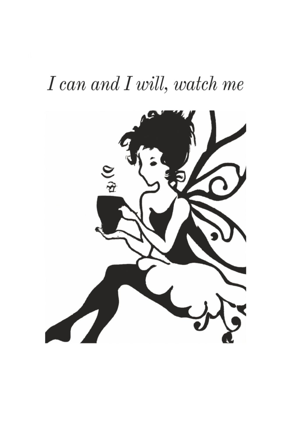 I can and I will, watch me: Positive affirmation prompts with lined journal pages