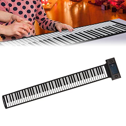 Clavier de Piano 88 Touches, Piano Numérique Pliable Portable avec Fonction MIDI Bluetooth, Batterie 1700 MAh, 128… - Les Beatles, Paul McCartney, John Lennon, RIngo Starr, George Harrison Clavier de Piano 88 Touches, Piano Numérique Pliable Portable avec Fonction MIDI Bluetooth, Batterie 1700 MAh, 128… – Image 8