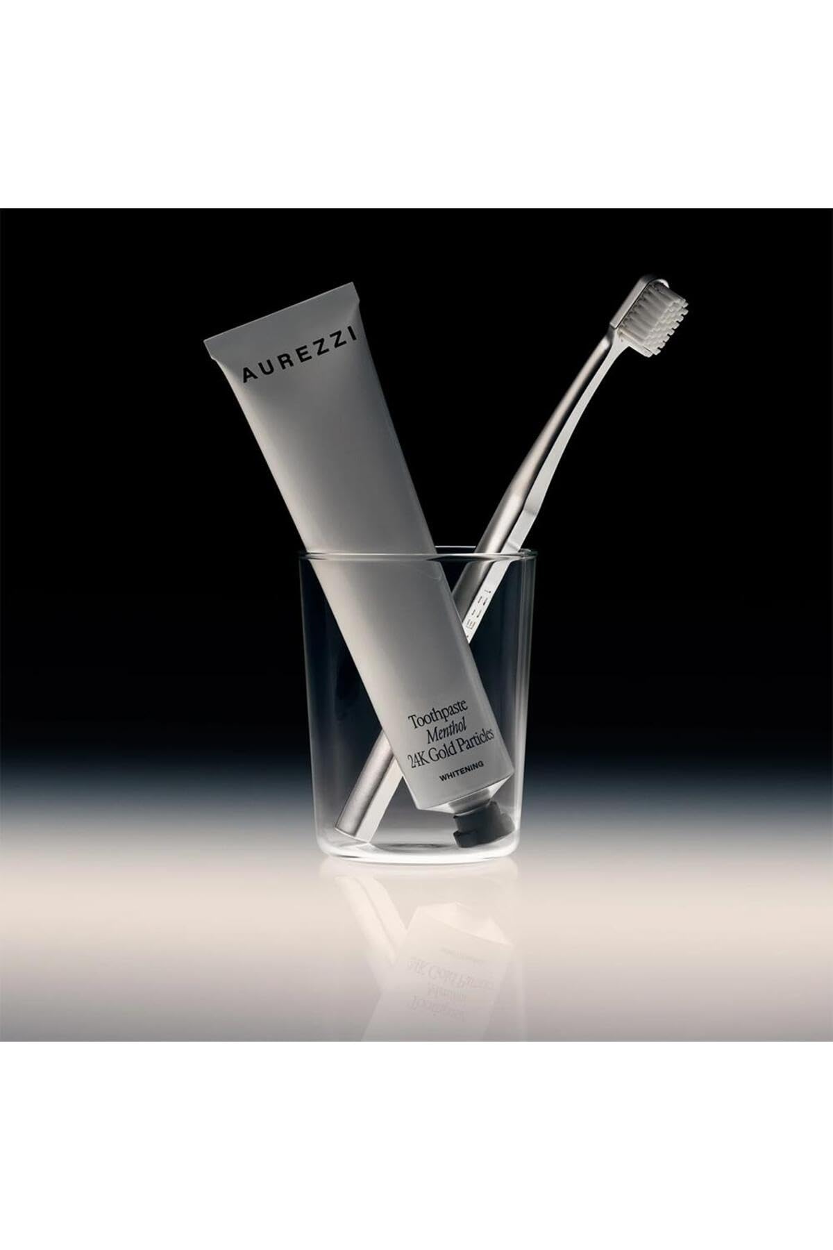 Aurezzı Menthol Mentol Aromalı 24K Altın Parçacıkları Beyazlatıcı Diş Macunu 75Ml