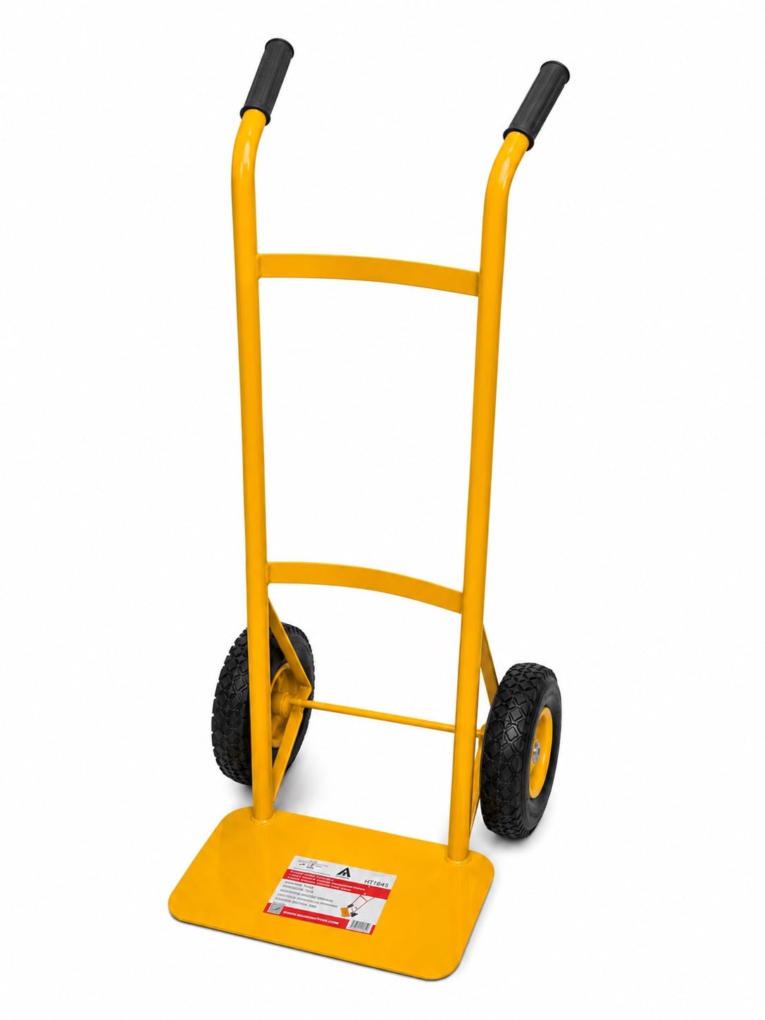 A.M.C. Carrello Portapacchi Pieghevole 100kg Pneumatici Maniglie Ergonomiche Carrellino con Ruote Portatutto Carrelli a Mano Saliscale in Acciaio Trasloco Porta Sacchi Trasporto Carichi Pesanti