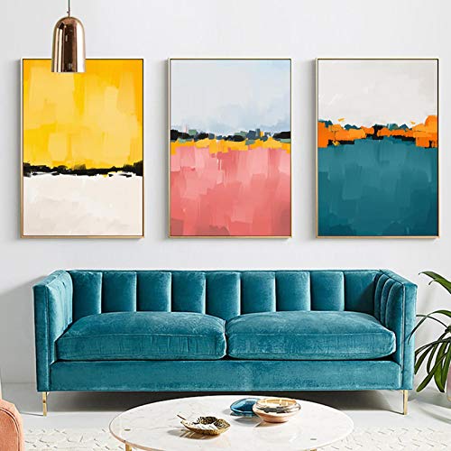 Cuadro de arte de pared moderno para dar vida a paredes vacías con lienzos abstractos de 50x75cm