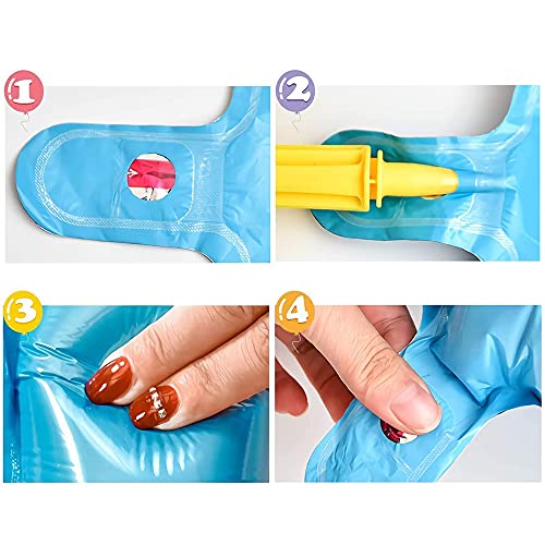 ANCLLO 45,7 cm Singolo Blu con Stella Alfabeto