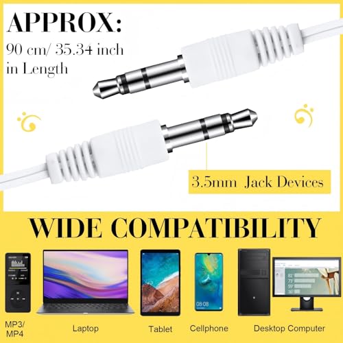 Image of Konohan 100 Pcs Bulk Earbuds with Wire Basic Headphones in Ear for Libraries Laptop, No Microphone 3.5 mm Jack Earbuds Dot Headphones, Individually Bagged (Yellow)