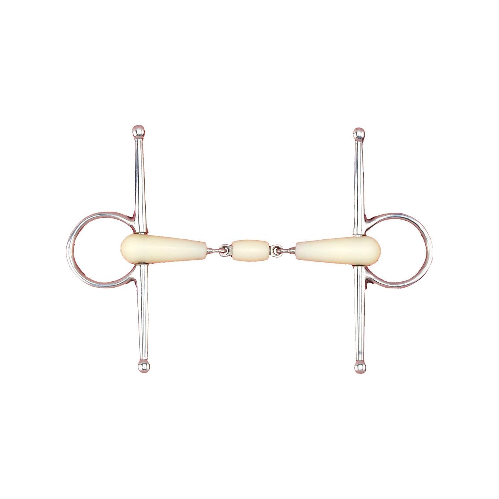 HAPPY MOUTH Double Jointed Roller Mouth Full Cheek Bit - Apple