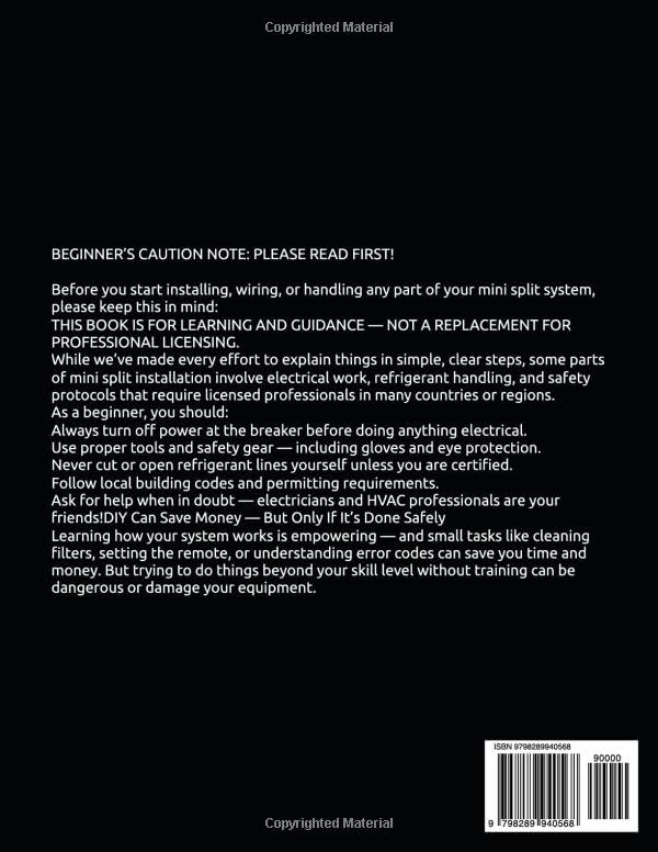 MASTERING INVERTER MINI SPLIT SYSTEMS: A Step-by-Step Guide to Installing, Servicing, and Troubleshooting Ductless HVAC Systems for Technicians and Contractors image 2 of 2 B0FFZ5XW65