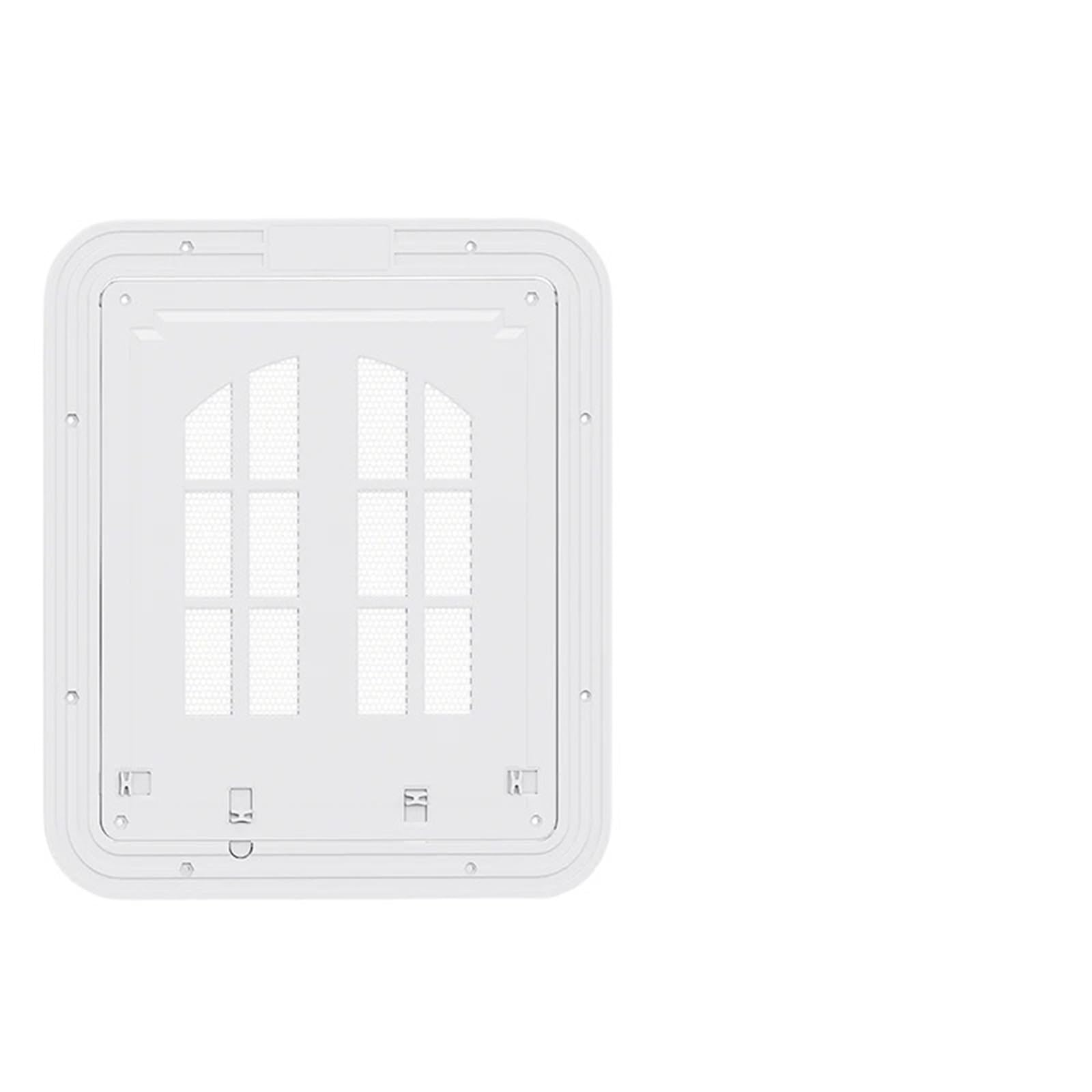 Dog Screen Door Cats Screen Pet Opening For Magnetic Self-Closing For Dogs(White,Small)
