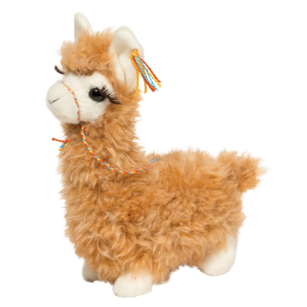 Douglas Lil’ Wolly Llama Plush Stuffed Animal – 6-Inch Soft & Huggable Llama Toy – Cute Cuddle Plush for Kids, Toddlers & Animal Lovers