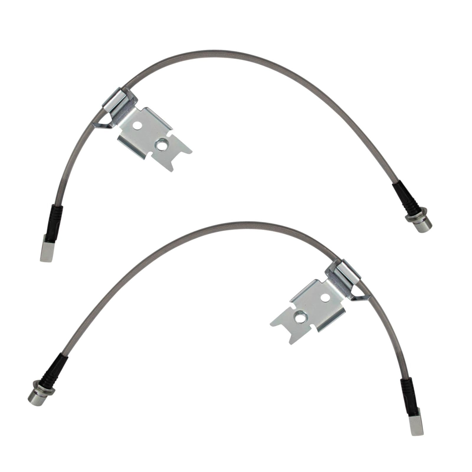 TRQ Performance Driver &amp; Passenger Side Brake Hose Set
