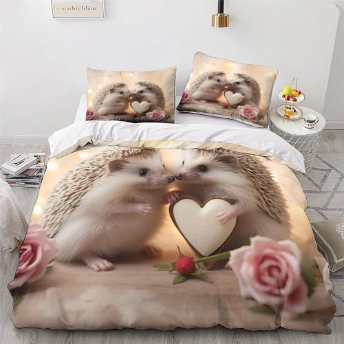 Housse de couette 3D douce et infroissable avec fermeture éclair pratique - 4
