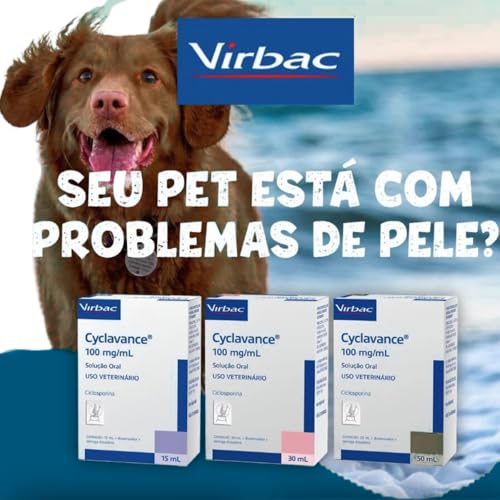Cycla vance 50 Ml Cães Cão Cachorros Dermatite Atópica 100mg/ml