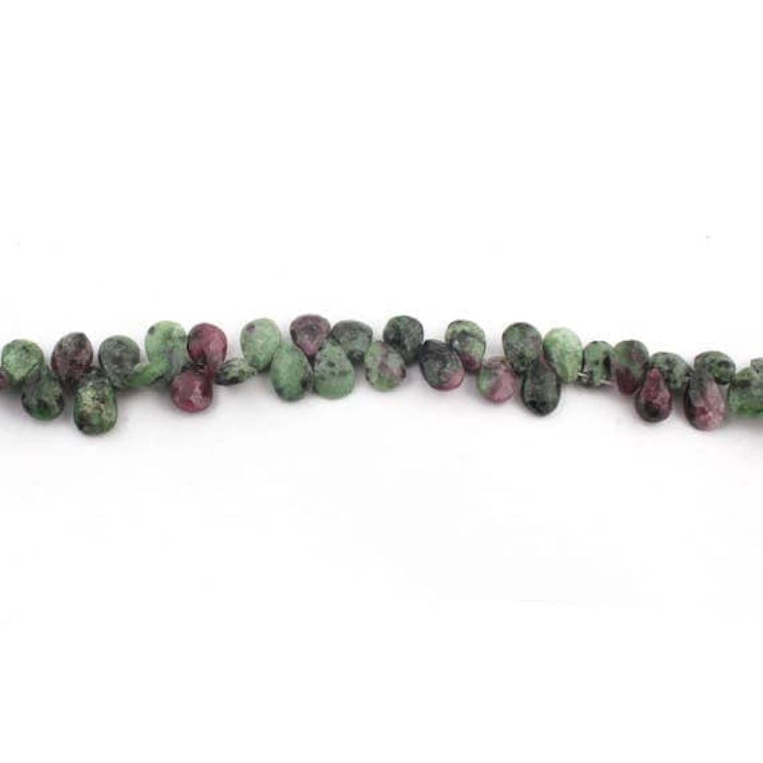 Ruby Zoisite facetté en poire de qualité gemme pour la haute joaillerie