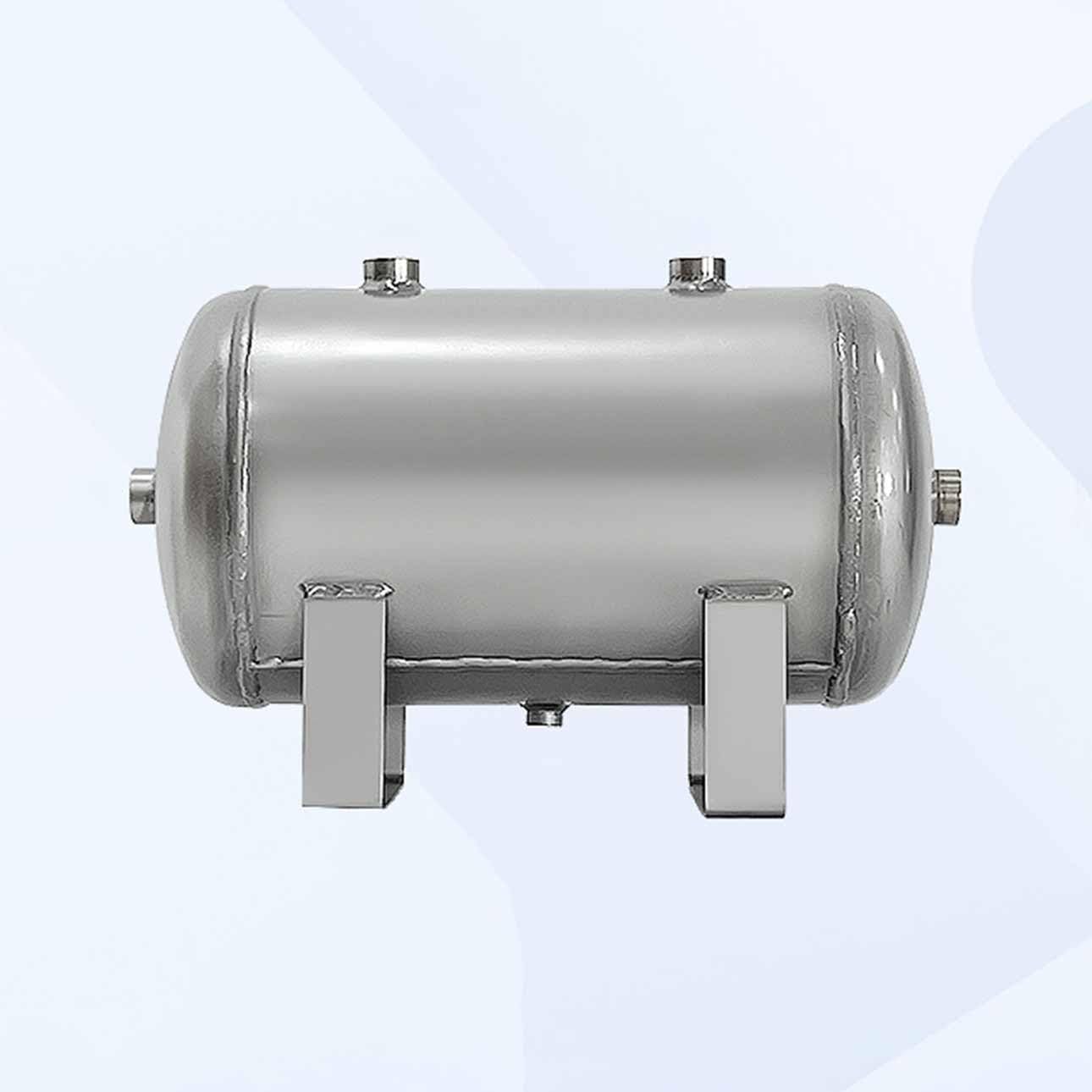 CHZDPP 2L Edelstahl-Luftbehälter (1,25 MPa) – Für Kompressoren, Biopharmazie & Autoreparatur – 304er Stahl