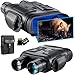 Dowesyeen Infrarossi Binocolo Visione Notturna e Diurna Cannocchiale Professionale 7000mAh Ricaricabili Grande schermo TFT di Portatafino a 800M con Registrazione di HD Foto e Video, con Scheda 32GB immagine