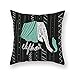 Casa Verde Geometrica Federa Stampa Digitale Cuscino Auto Divano Letto Copertura Schienale