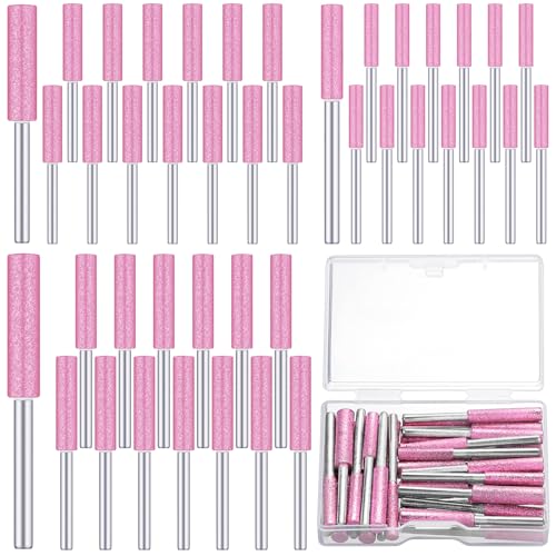 Chumia 30 Pcs High Hardness Titanium Diamond Chainsaw Sharpener Stone