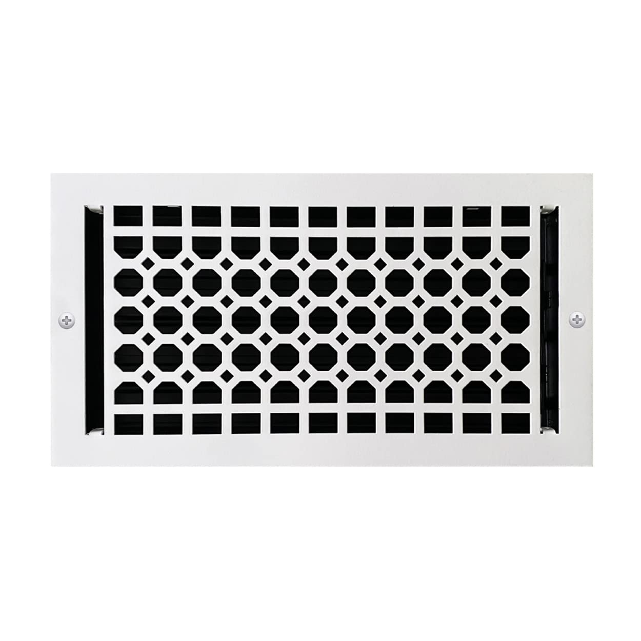 Empire Register Co, Ceiling u0026 Wall Vent Cover - 6x12 inch, Honeycomb  Design, Matte White Finish, Metal Damper Attached, Measure Wall Hole  Dimensions (not for Floor use)., Lighting u0026 Ceiling Fans -