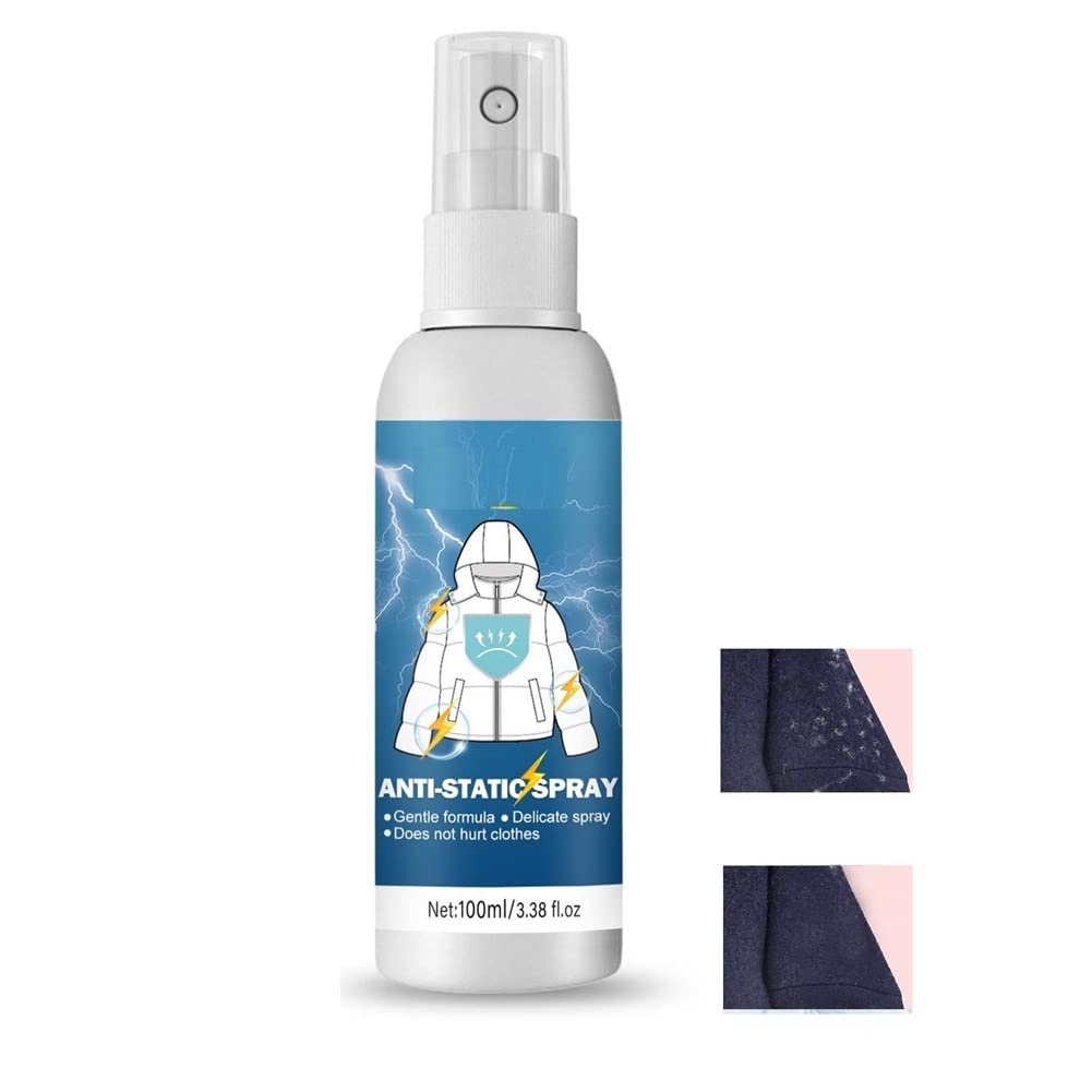 LDREAMAM Anti Static Spray for Clothes,Anti Static Spray,Static Eliminator Spray,Static Remover for Clothes,Static Guard Spray for Clothes,Reduce Static Cling For Clothes And Furniture,100ml