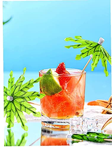 Eaarliyam Drink Paraplu Picks Coconut Palm Tree Decoratieve tandenstokers voor Cocktail Party 40 stks - Afbeelding 8