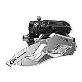 Artikel 00.7618.148.001 Sram GX 2x10 Low Clamp, Dual Pull, 38/36T 31,8/34,9mm Umwerfer, schwarz/Silber, 20 x 10 x 10 cm