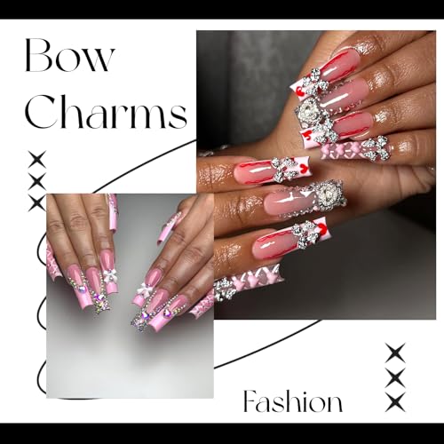 50% Off 120PCS Silver Nail Charms with 7 Shapes for Nail Art - Image 6