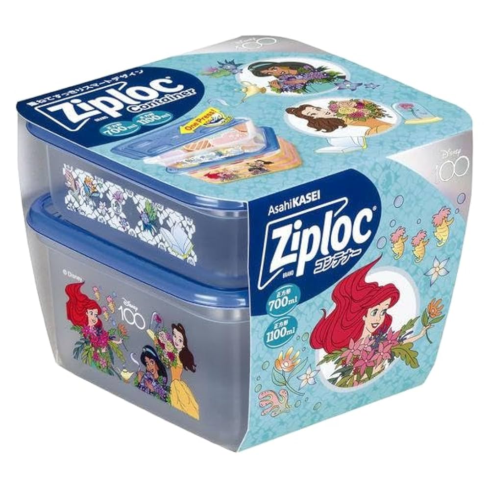 【新品未開封】Ziploc ジップロック コンテナー 15個セット ディズニー ジップロック コンテナー×ディズニー 2022春デザイン