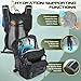 RAINSMORE Mochila de Hidratación con Bolsa de Agua 2L Mochila Bicicleta Montaña Mujer Hombre con Funda Impermeable para Senderismo Correr Ciclismo Trail Running Escalada Deportes al Aire Libre Imagen de RAINSMORE Mochila de Hidratación con Bolsa de Agua 2L Mochila Bicicleta Montaña Mujer Hombre con Funda Impermeable para Senderismo Correr Ciclismo Trail Running Escalada Deportes al Aire Libre