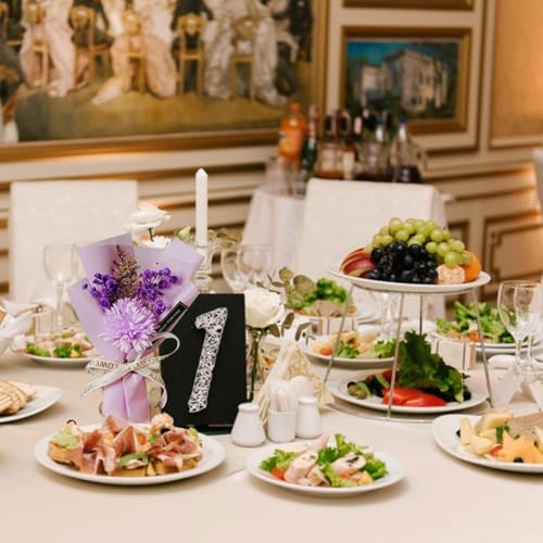 6 ramos pequeños de flores secas naturales para manualidades miniatura 7