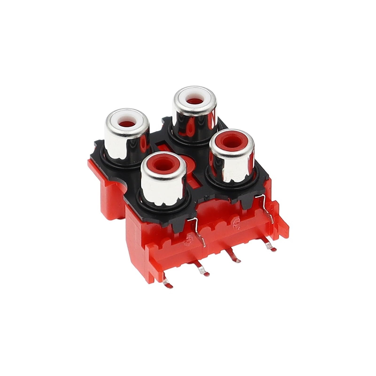 100 sztuk 2P 4P 6P 8P Female Audio Video Plug AV Złącze Złącze AV2-8.4-13 Sieciowe Części PCB IDGTTLDF(4p)