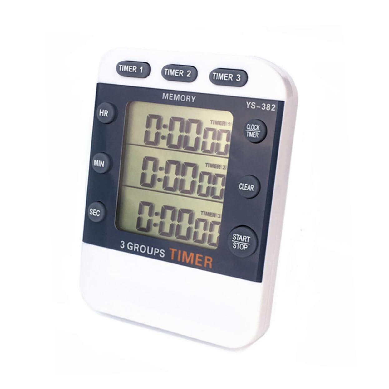 3piezas Cronómetro Digital De Pantalla LCD Líneas Temporizador Regresivo para Cocina Cronógrafo Práctico y Portátil Sin Batería para Cocinar y Hornear