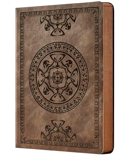 Carnet de voyage en cuir souple marron foncé pour vos récits d'aventures