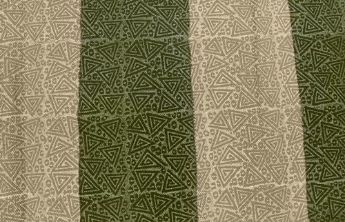 Tapis à tissage plat en coton haut de gamme 122 cm lavable beige vert