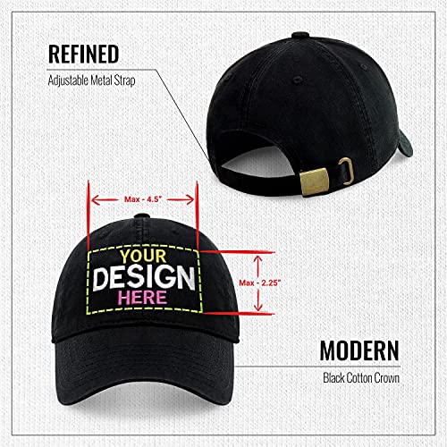 image for CHOK.LIDS Custom Embroidered Hat - Polo Style Unisex Adjustable Unstru