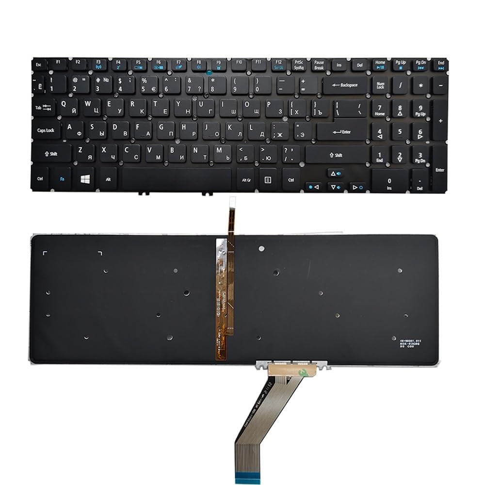 Clavier Acer Aspire V5-571 V5-531 M3-581 version russe rétroéclairée - 6