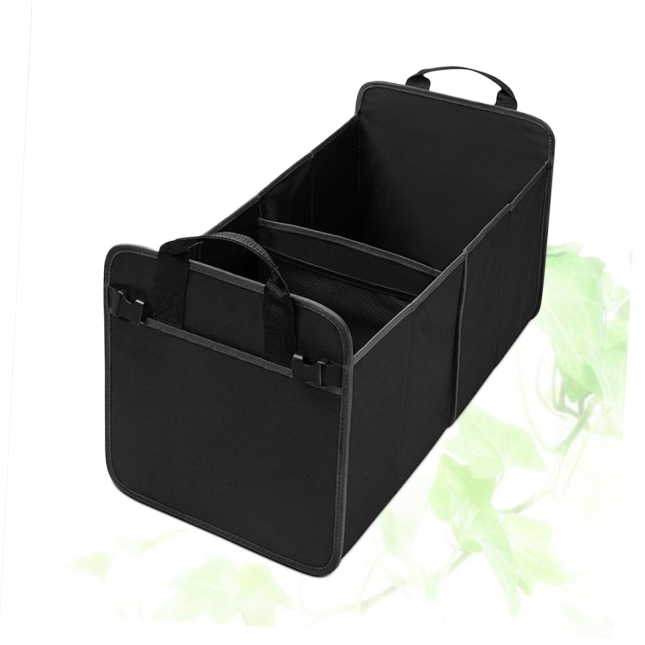 Organisateur de Coffre de Voiture Pliable Étanche en Tissu Oxford Noir