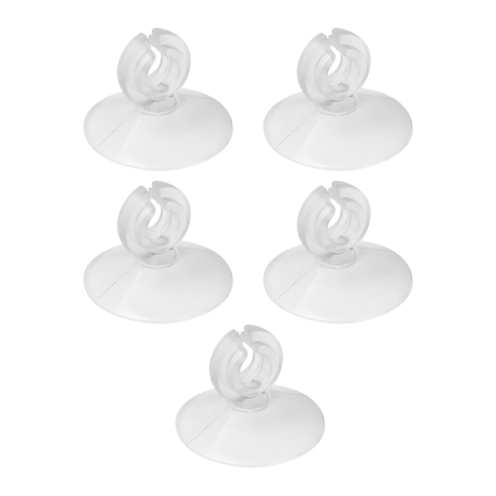 Buxuaaaa Of 5 Strong Pvc Suction Cups Aquarium Clamps For Aquarium Oxygen Tube And Heaters Cable Secure Fixing In Fish Tanks Oxygen Pipe Clip