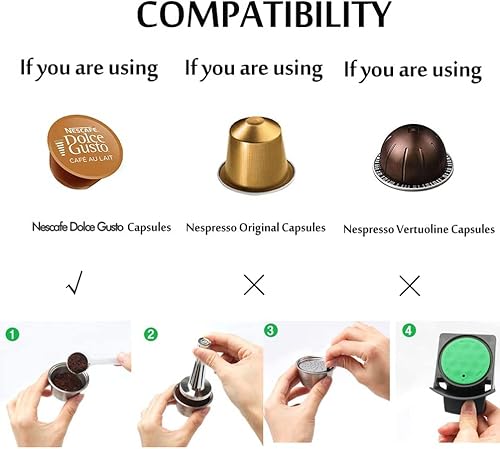 I Cafilas Capsula filtro riutilizzabili per Dolce