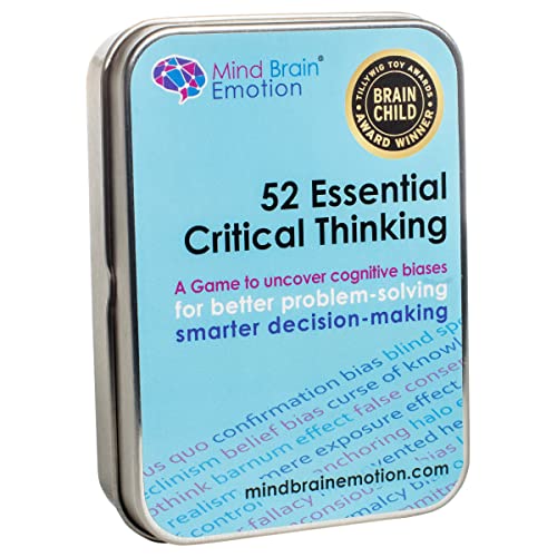 52 Essential Critical Thinking: Smart Flash Cards to Uncover Implicit Biases, Detect Cognitive...