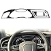 Bacar 6PCS Carbon Fiber Dash Board Instrument Panel Dashboard Trim Cover Grain Interior Decoration for Audi A4 2009-2010 For A4L 2009-2012, LHD